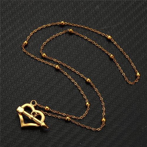 Collier de bijoux en acier inoxydable, Acier inoxydable 304, bijoux de mode & longueur différente pour le choix & pour femme, plus de couleurs à choisir, protéger l'environnement, sans nickel, plomb et cadmium, Vendu par PC