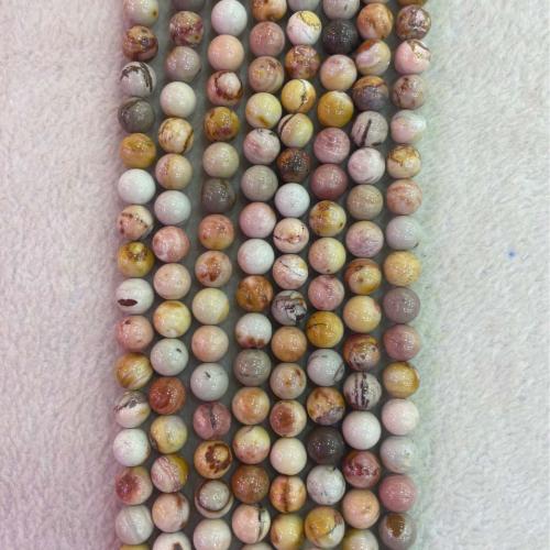 Agate Beads Round DIY mixed colors Sold Per Approx 38 cm Strand