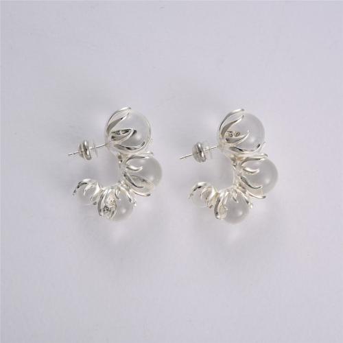 Prás Graí Earring, le Crystal, plátáilte, jewelry faisin, bán, nicil, luaidhe & caidmiam saor in aisce, 30.50x12mm, Díolta De réir Péire