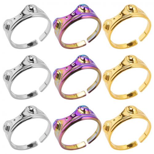 Stainless Steel Finger Ring 304 Stainless Steel Vacuum Ion Plating fashion jewelry & Unisex US Ring Sold By PC