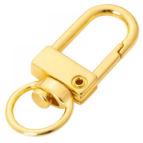 Zinc Alloy Key Clasp portable & DIY nickel lead & cadmium free Sold By Bag