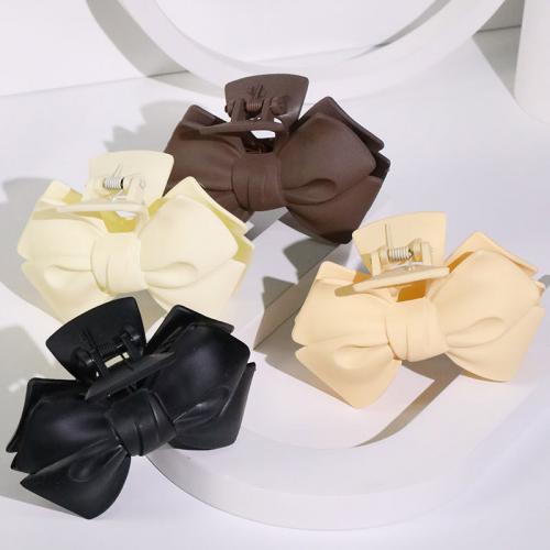 Hair Claw Clips Acrylic Bowknot fashion jewelry Sold By PC