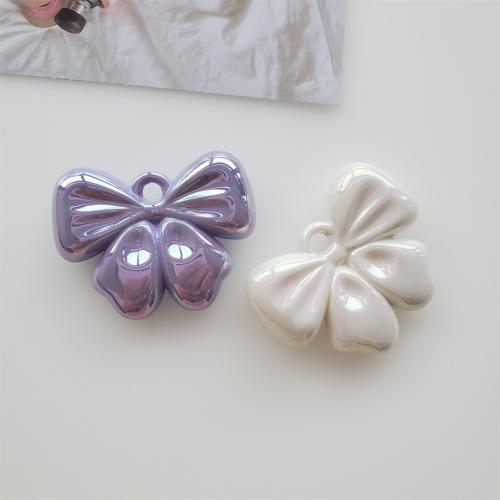 Acrylic Pendants Bowknot DIY 44.50mm Sold By Bag