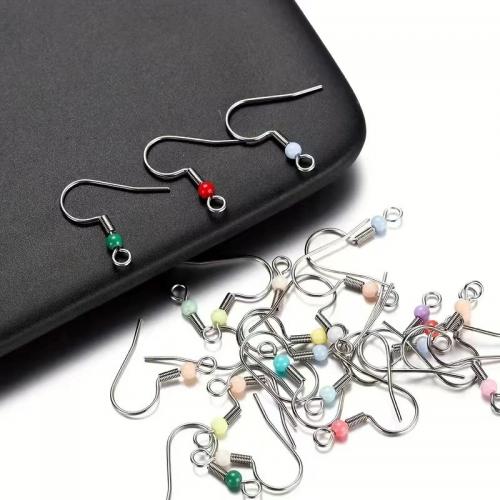 Stainless Steel Hook slangetje, 304 roestvrij staal, DIY, gemengde kleuren, 19x18mm, 50pC's/Bag, Verkocht door Bag