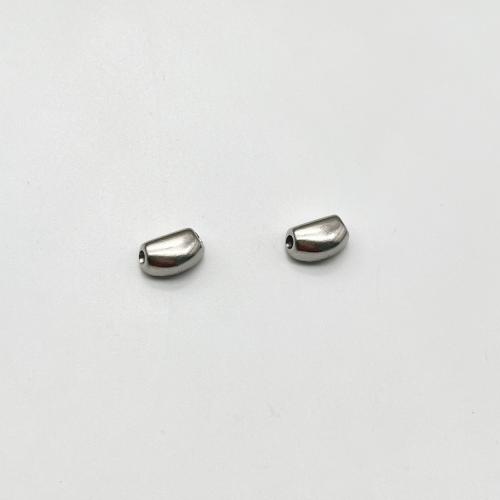 Edelstahl-Beads, 304 Edelstahl, DIY & Maschine Polieren, 11x7mm, Bohrung:ca. 2mm, verkauft von PC