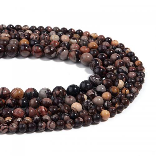 Gemstone Jewelry Beads Natural Stone Round DIY mixed colors Sold Per Approx 38 cm Strand