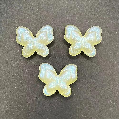 Acrylic Jewelry Beads Butterfly DIY & luminated Approx Sold By Bag