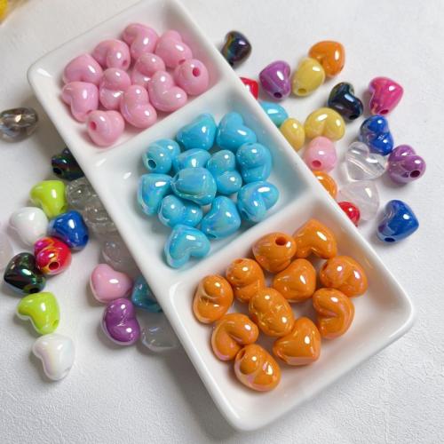 Acrylic Jewelry Beads Heart DIY Sold By Bag