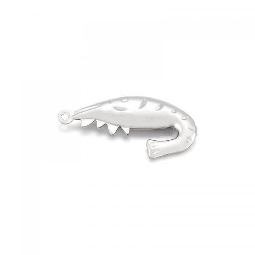 Acciaio inossidabile Animal Ciondoli, 304 acciaio inox, Aragosta, DIY, colore originale, 27x13mm, Venduto da PC