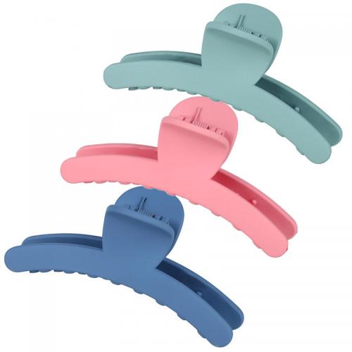 Haar Claw Clips, polystyreen, moffelen vernis, voor vrouw & frosted, meer kleuren voor de keuze, 110x42x55mm, Verkocht door PC