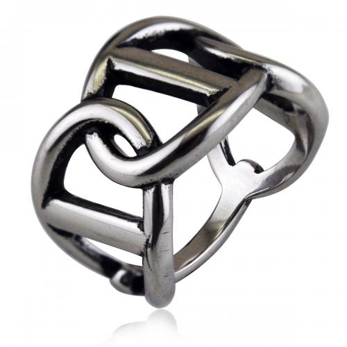 Titantium Cruach Finger Ring, Cruach Tíotáiniam, snasta, unisex & méid éagsúla do rogha, dath bunaidh, nicil, luaidhe & caidmiam saor in aisce, width:14mm,thickness:2mm, Díolta De réir PC