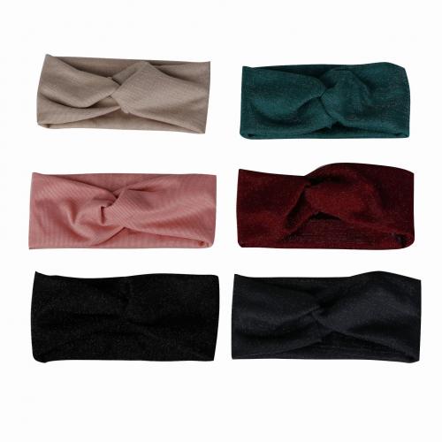 bandeau, Fibre de polyester, tricoter, élastique & pour femme, plus de couleurs à choisir, Vendu par PC