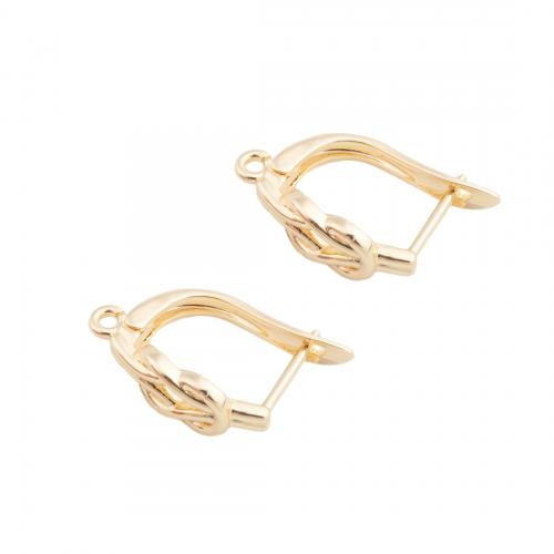 Brass Lever Back Earring Component real gold plated DIY golden Approx 1.5mm Sold By Pair