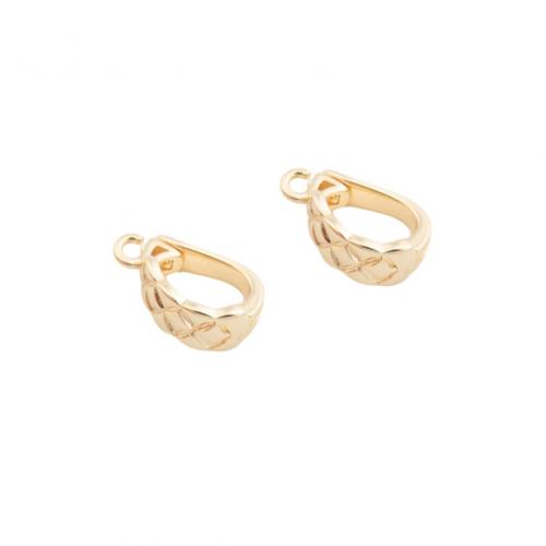 Brass Hoop Earring Components real gold plated DIY golden Approx 1mm Sold By Pair