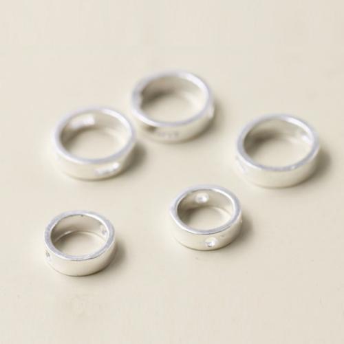 Argent sterling 925 Cadre perle, Motif géométrique, DIY & styles différents pour le choix, argent, Vendu par PC