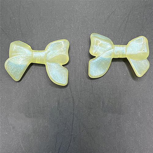 Akril nakit Beads, Bowknot, možete DIY, više boja za izbor, 22x30mm, Približno 280računala/Torba, Prodano By Torba