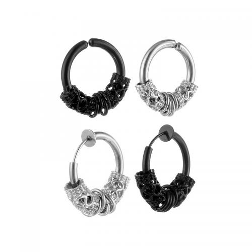 Pendientes Ear Cuff, acero inoxidable 316L, pulido, unisexo & diferentes estilos para la opción, más colores para la opción, Vendido por UD