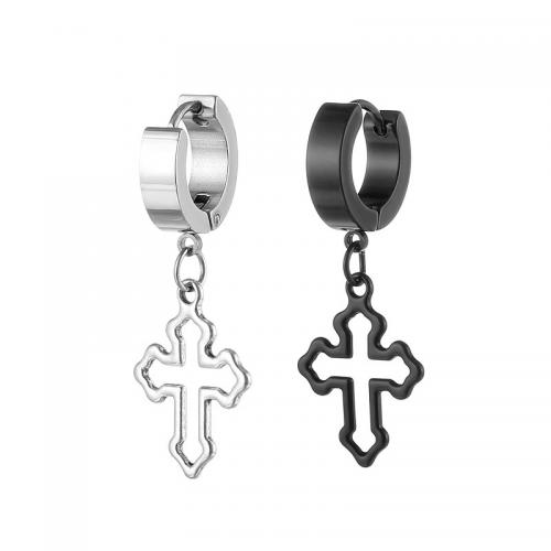 Earring Buail Huggie, 316L Cruach dhosmálta, snasta, unisex, dathanna níos mó le haghaidh rogha, Face width 4mm, inner diameter 9mm, Díolta De réir PC