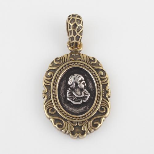 Brass Jewelry Pendants plated DIY Sold By PC