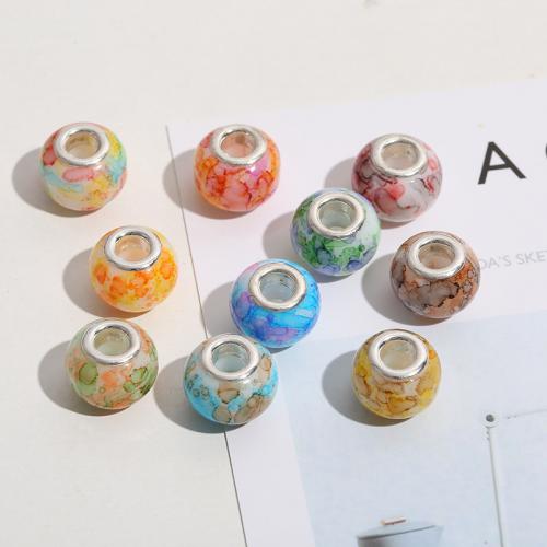 Lampwork Perlen European Stil, DIY, keine, 14x11mm, 100PCs/Tasche, verkauft von Tasche