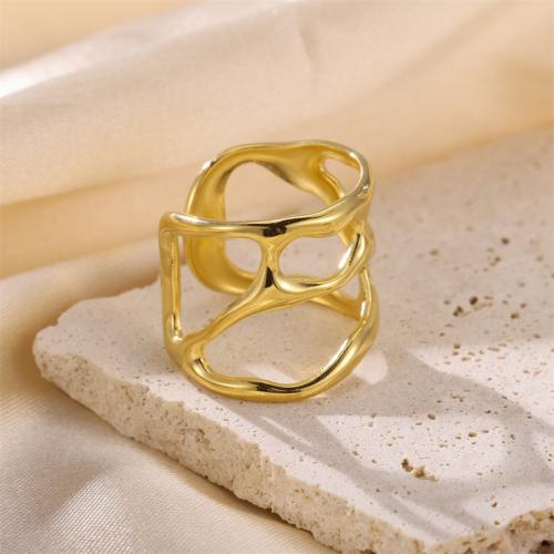 Stainless Steel Finger Ring 304 Stainless Steel fashion jewelry & for woman & hollow Sold By PC