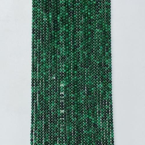 Malachite Pärlor, Malakit, Rund, DIY & olika storlek för val, grön, Såld Per Ca 39 cm Strand