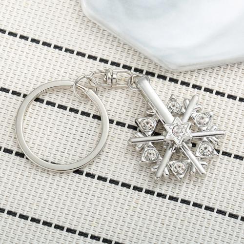 Zinc Alloy Key Lås, multifunktionelle & Unisex & med rhinestone, nikkel, bly & cadmium fri, Solgt af PC