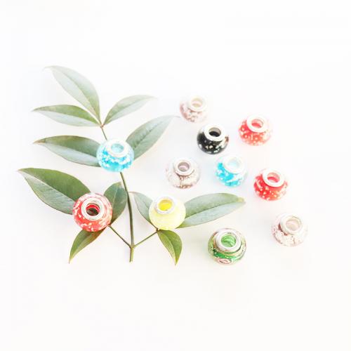 Handgemaakte Lampwork Beads, DIY & luminated, gemengde kleuren, 10mm, Verkocht door PC