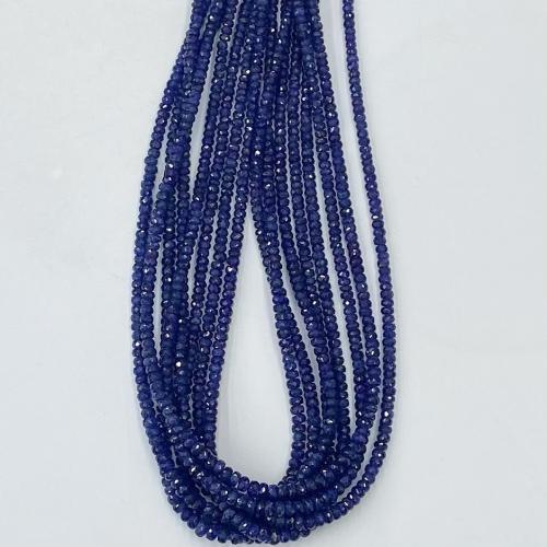 Coirníní jewelry Gemstone, Sapphire, DIY & méid éagsúla do rogha & ilghnéitheach, gorm, Díolta Per Thart 40-41 cm Snáithe