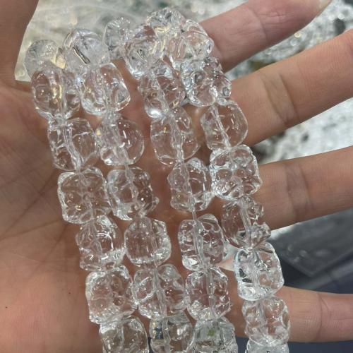 Tropfen Kristallperlen, Kristall, DIY, Crystal Clear, 12x14mm, verkauft per ca. 38 cm Strang