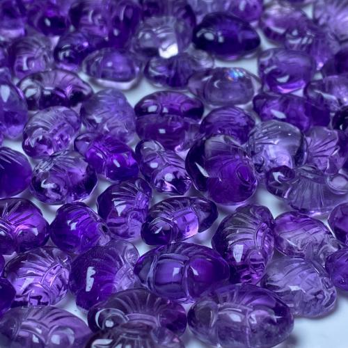 Natuurlijke Quartz Hangers, Amethist, DIY, purper, 9.60mm, Verkocht door PC