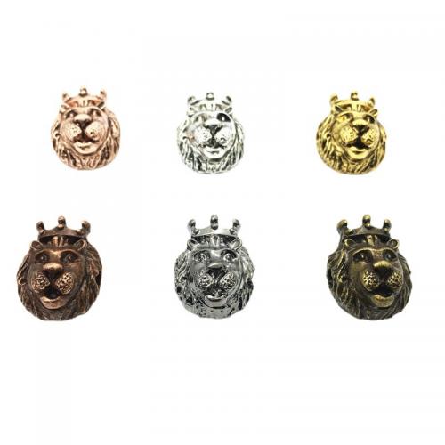 Zink Alloy Animal Pärlor, Lion, plated, DIY, fler färger för val, 15x11mm, Säljs av PC