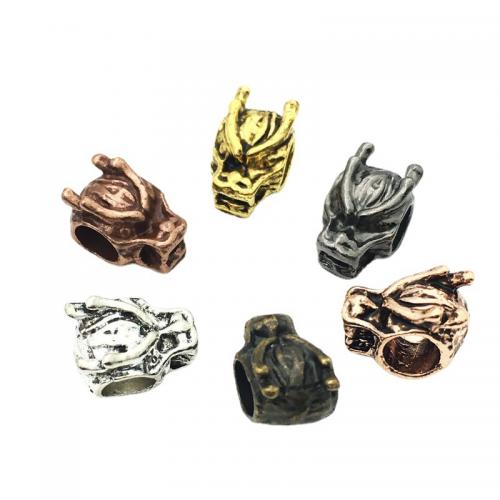 Sinkkiseos Animal Helmet, Lohikäärme, päällystetty, tee-se-itse, enemmän värejä valinta, 10x6mm, Myymät PC