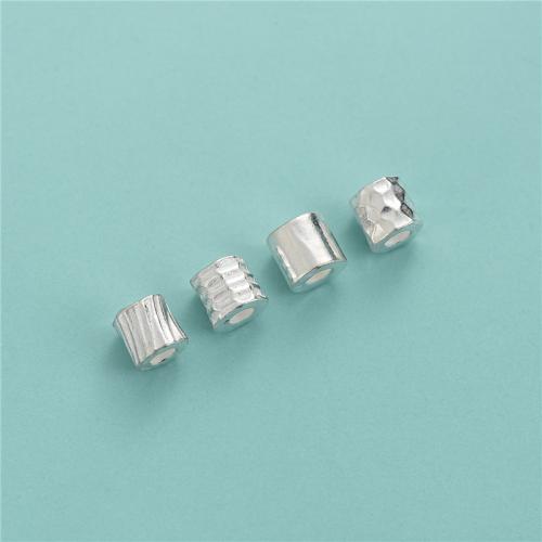 925 sterling ezüst gyöngy, 925 ezüst, DIY & különböző stílusokat a választás, ezüst, Lyuk:Kb 2.5-2.6mm, Által értékesített PC