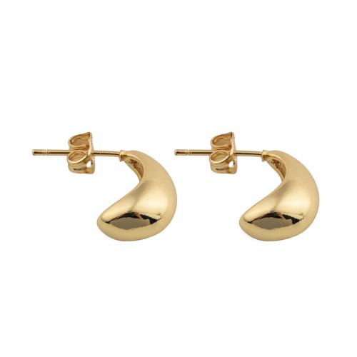 Brass Stud Earring high quality plated fashion jewelry & for woman nickel lead & cadmium free Sold By Pair