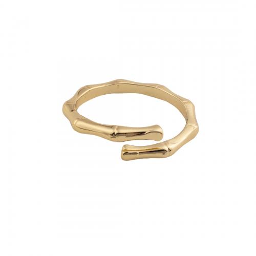 Mässing Finger Ring, 14K guldpläterad, mode smycken & för kvinna, nickel, bly och kadmium gratis, 22x22x2mm, Innerdiameter:Ca 18mm, Säljs av PC