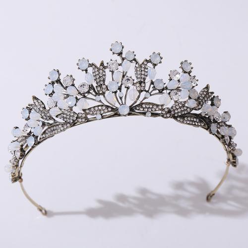 Bridal Tiaras Zinc Alloy fashion jewelry & for woman & with rhinestone nickel lead & cadmium free Inner Approx 155mm Sold By PC