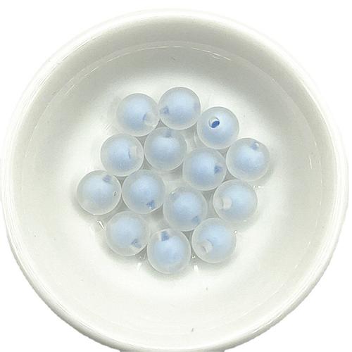 Frosted Acrylic Beads Round DIY Sold By Bag