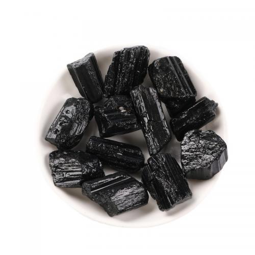 Schorl Dekoráció, Szabálytalan, különböző méretű a választás, 100G/Lot, Által értékesített Lot