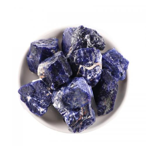 Sodalite Koristeluun, Epäsäännöllinen, erikokoisia valinnalle, 100G/erä, Myymät erä