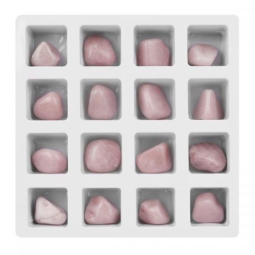 Mode Decoratie, Pink Opal, met PVC-plastic, Onregelmatige, roze, Length about 30-40mm, 16pC's/box, Verkocht door box