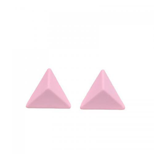 Acrylic Jewelry Earring Triangle painted fashion jewelry & for woman Sold By Pair