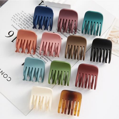 Grampos de garra para cabelo , Plástico ABS, joias de moda & para mulher, Mais cores pare escolha, 45x40x42mm, vendido por PC