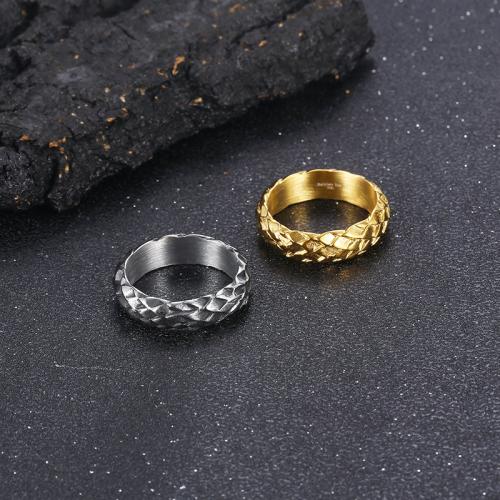 Bague en acier inoxydable, Acier inoxydable 304, bijoux de mode & normes différentes pour le choix & pour homme, plus de couleurs à choisir, protéger l'environnement, sans nickel, plomb et cadmium, Wide:6mm, Vendu par PC