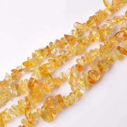 Perles Citrine naturelles, perles de citrine, DIY & normes différentes pour le choix, Vendu par brin