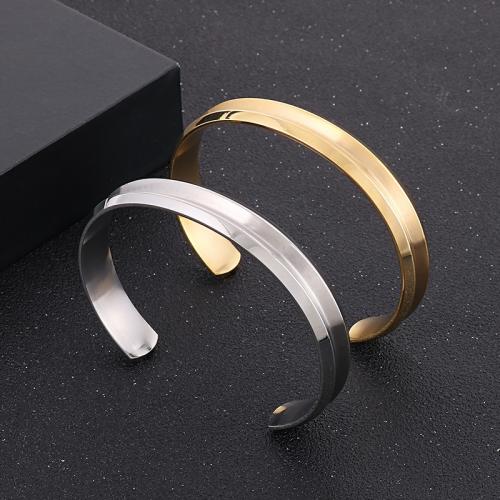 Cruach dhosmálta Bangle, 304 Cruach dhosmálta, jewelry faisin & unisex, dathanna níos mó le haghaidh rogha, 9mm, Trastomhas Istigh:Thart 57mm, Díolta De réir PC