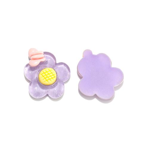 Hair Accessories DIY Findings Resin Flower Approx Sold By Bag