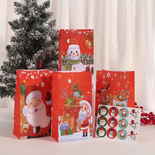 Christmas Gift Bag Paper durable & Christmas Design Sold By PC