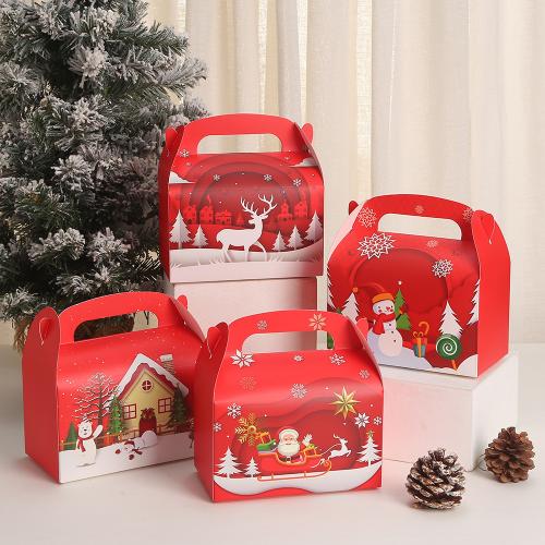 Christmas Gift Bag Paper durable & Christmas Design Sold By PC