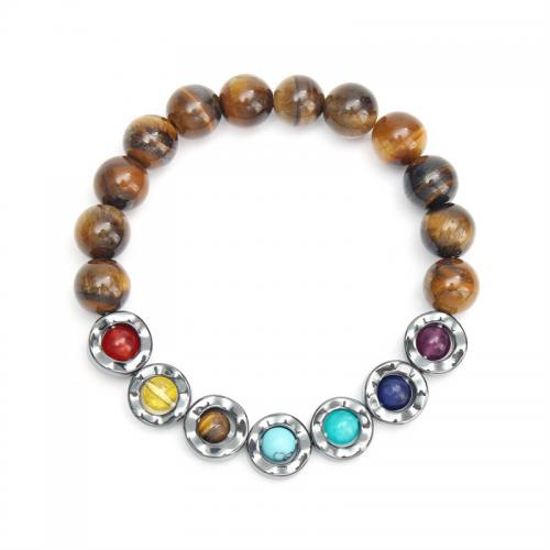 Gemstone Bracciali, Pietra naturale, gioielli di moda & materiali diversi per la scelta & per l'uomo, nessuno, Lunghezza Appross. 20 cm, Venduto da PC